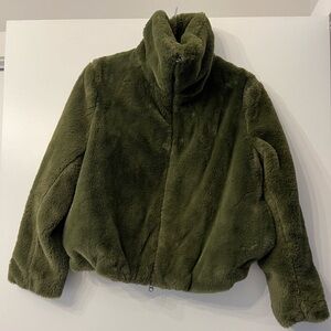 French Connection Teddy Zip Up Jacket